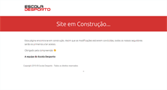 Desktop Screenshot of escoladesporto.com