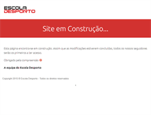 Tablet Screenshot of escoladesporto.com